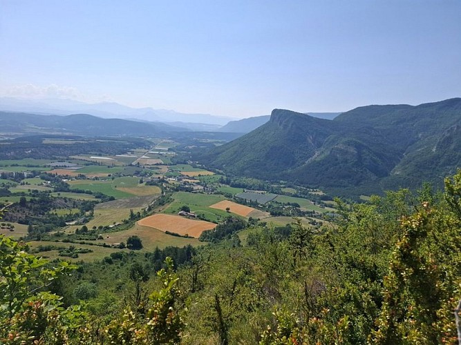 Point de vue sur la vallée de la Blaisance
