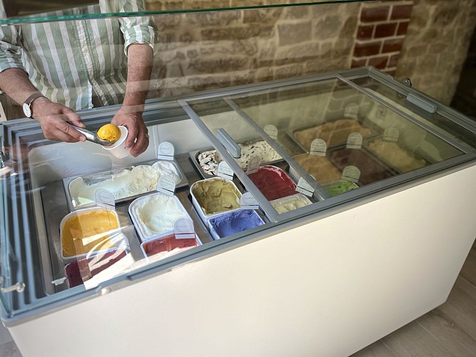 glaces vitrine