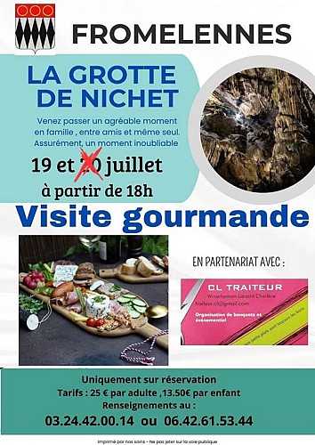 Visite gourmande de la grotte de Nichet