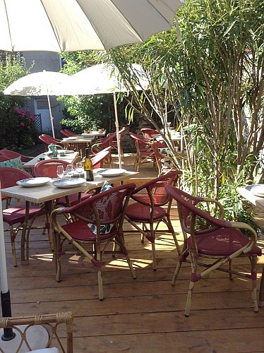 l'arrière cour jardin