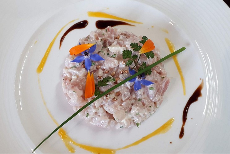 plat-poisson - La Table du Jardin des Simples  Mont-Dol