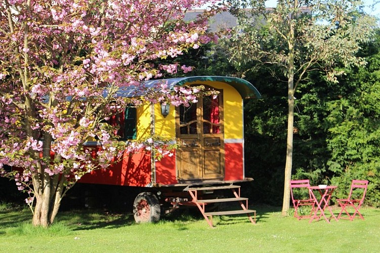 Hébergement insolite-La Roulotte Romanès-Saint-Malo