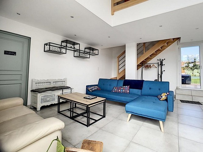 Coin salon - Gîte Mont-St-Michel © Gites du Fresne