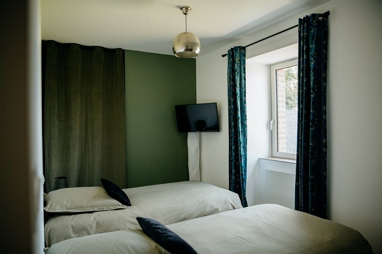 Chambre lits jumeaux