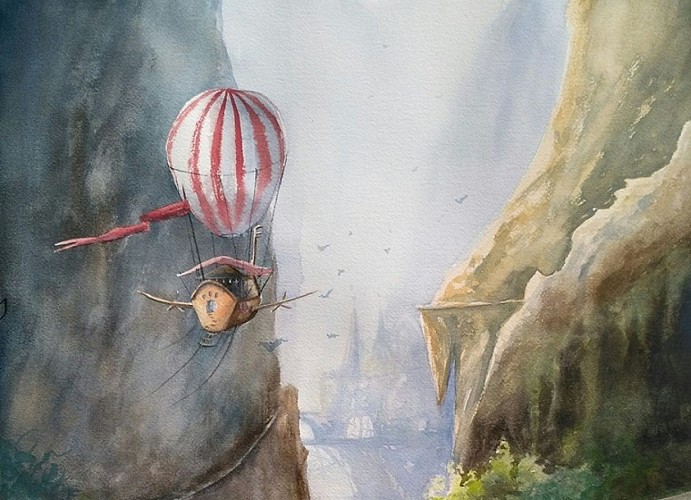 aquarelle -auteur- Anne Hamelin