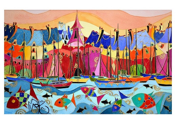 Atelier d'artiste - Martine Wentzeis - Saint-Pierre de Plesguen