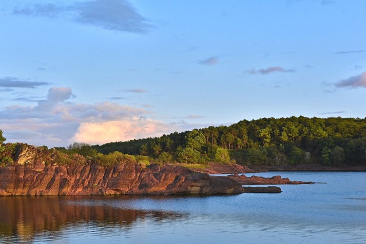Retenue de la Chèze à Saint-Thurial