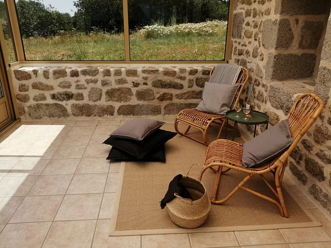 Cottage N°2 - Saint Pardoux les Cards - Terrasse 