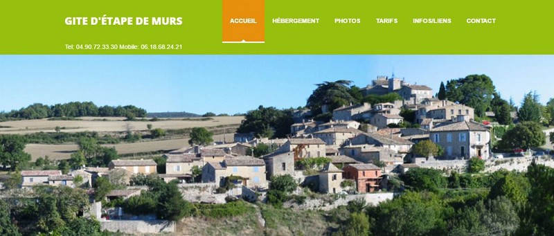 Gîte étape de Murs fin journée 2