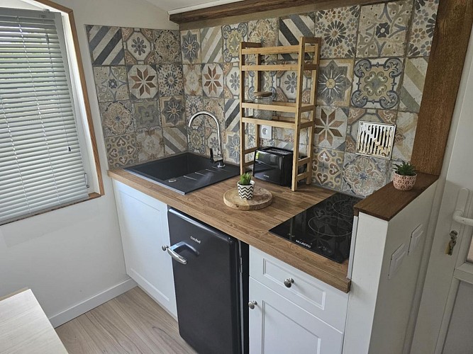 Location 2 personnes à Parthenay (Studio) - Coin cuisine