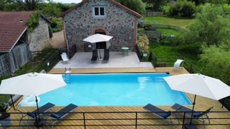 shared, heated pool