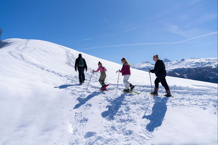 Balade raquettes en famille à Issarbe