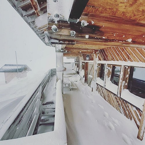 Col de la Croix du Bonhomme Refuge.