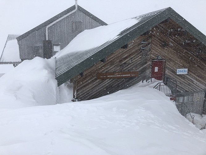 Col de la Croix du Bonhomme Refuge.