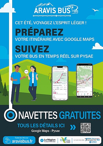 Lignes de bus interne Le Grand-Bornand