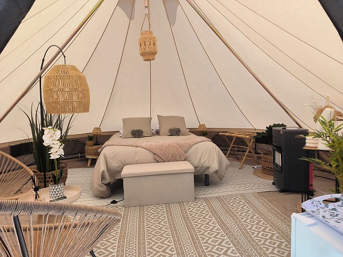 Tente lodge "le Grand Chêne"