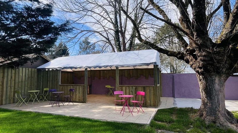 L'espace commun et les barbecues