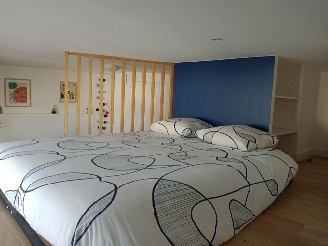 Studio atypique et chaleureux