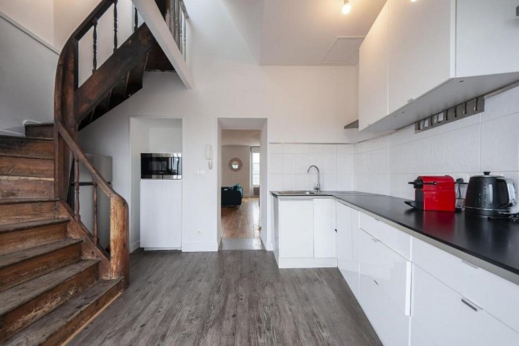 Grand gîte terrasse vue Loire et château