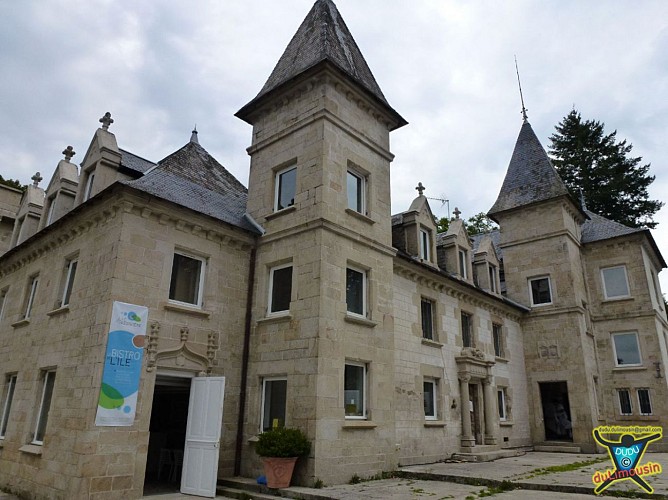 Château de l'île du lac de Vassivière