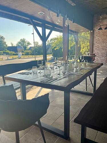 avec vue sur la pomme Tonneaux Père Magloire