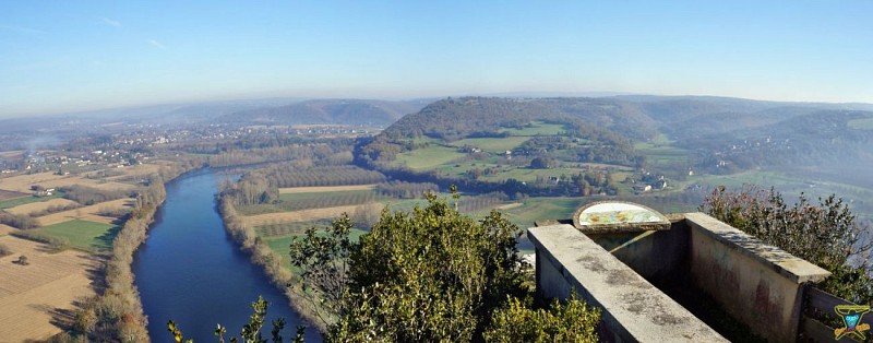 Table d'orientation du relais Tv du Roc Coulon