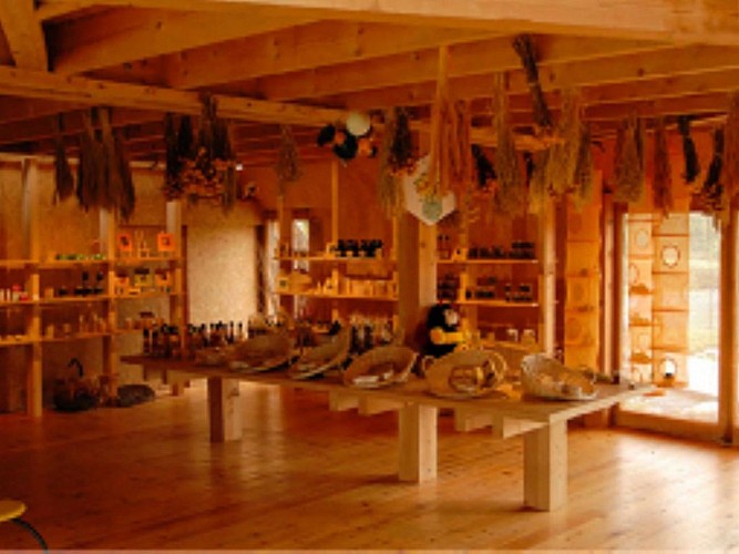 Visite de la maison du miel et des plantes