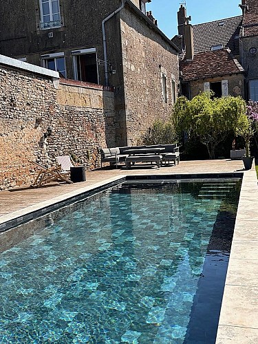 Maison Intra-Muros, Piscine, à Langres