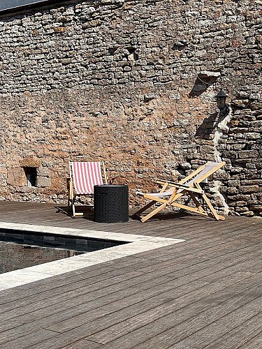 Maison Intra-Muros, Terrasse, à Langres