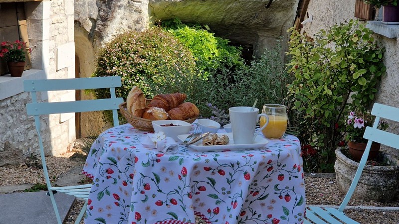 Petit déjeuner à l'exterieur