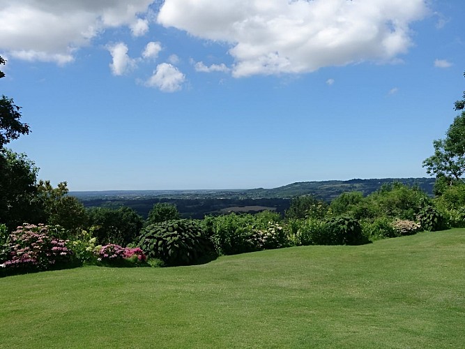vue depuis la salle des petits déjeuners