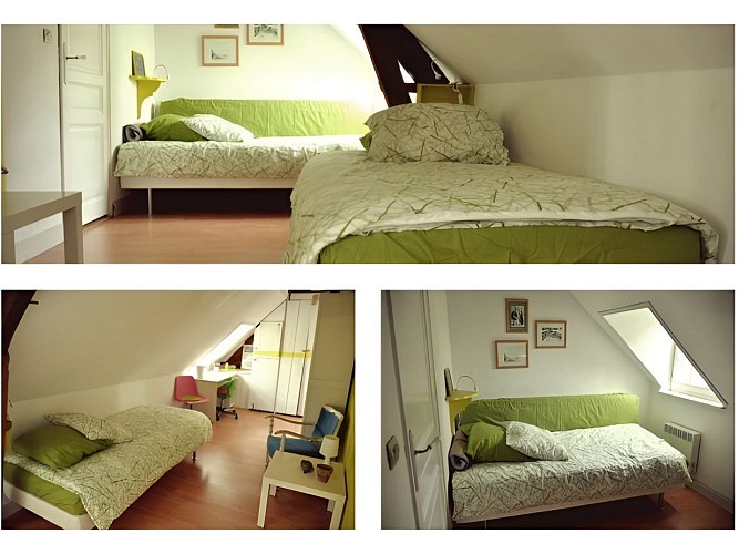 B&amp;B Normandy - Den Boer (chambre)