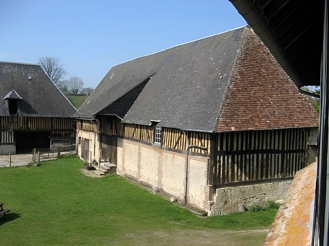 La Ferme du Chateau de Courtonne - gite - Philippe Gurrey - Fauguernon (vue exterieure)