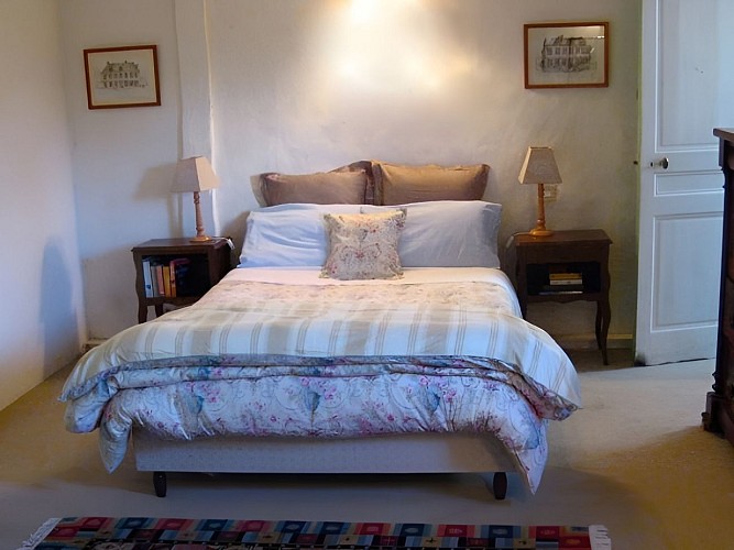 La Ferme du Chateau de Courtonne - gite - Philippe Gurrey - Fauguernon (chambre)