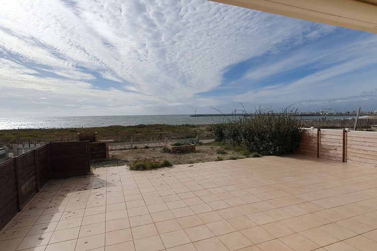 Face à l'océan Gîte Caprice d'Eole au rdc d'une maison  à La Turballe.