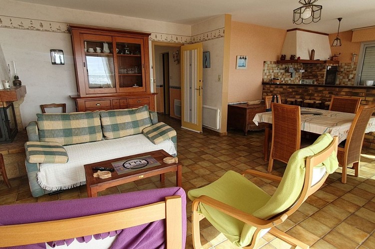 Face à l'océan Gîte Caprice d'Eole au rdc d'une maison  à La Turballe.