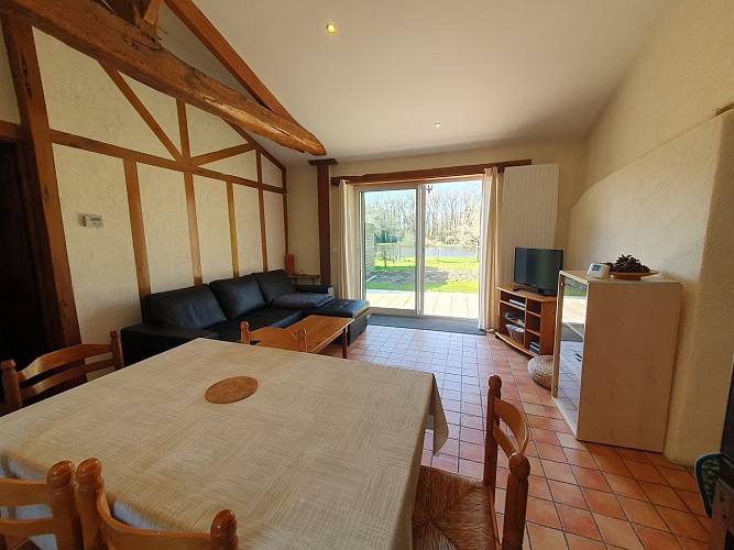 Gîte de l'Aubinerie - 5 personnes avec piscine, étang et bois à Port-Saint-Père