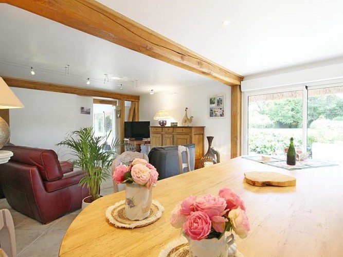 La chaumière aux hortensias