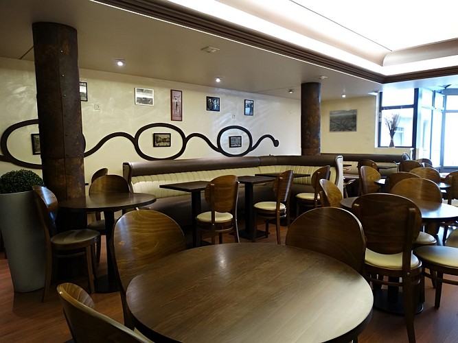 Café français vue d'ensemble