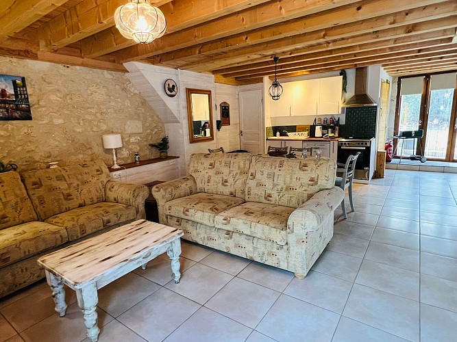 gite La Grange salon