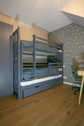 Chambre lit à étage 200 x 90