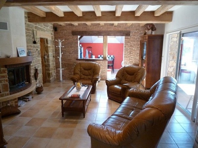 gite 90m2 avec piscine dans parc de Brière