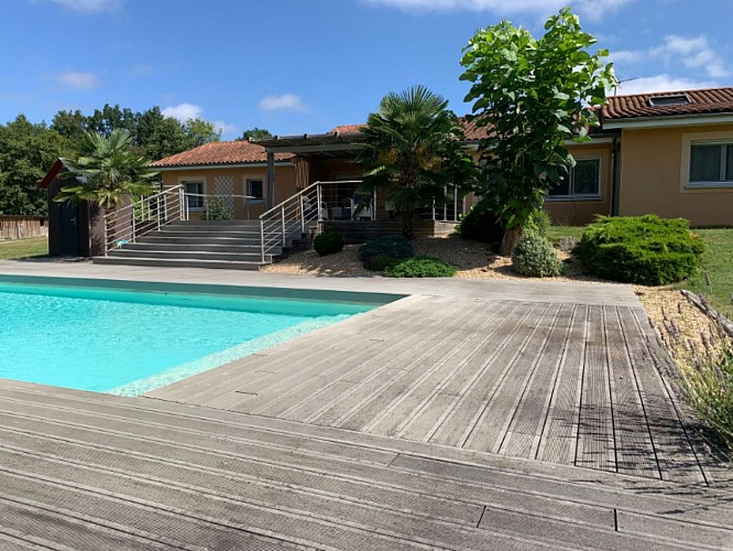 piscine Gîte au coeur de la verdure, Saint-Brice-sur-Vienne