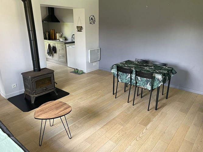 salon Gîte au coeur de la verdure, Saint-Brice-sur-Vienne