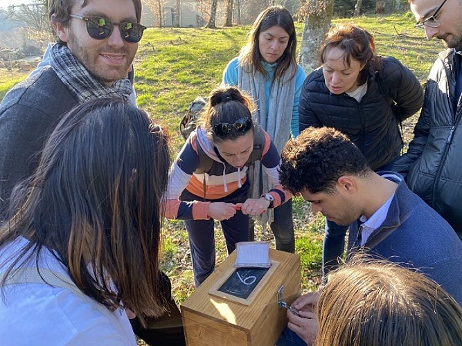 chasse au trésor géocaching la bresse