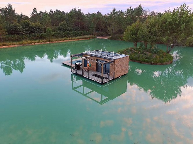 Cabane sur l'eau