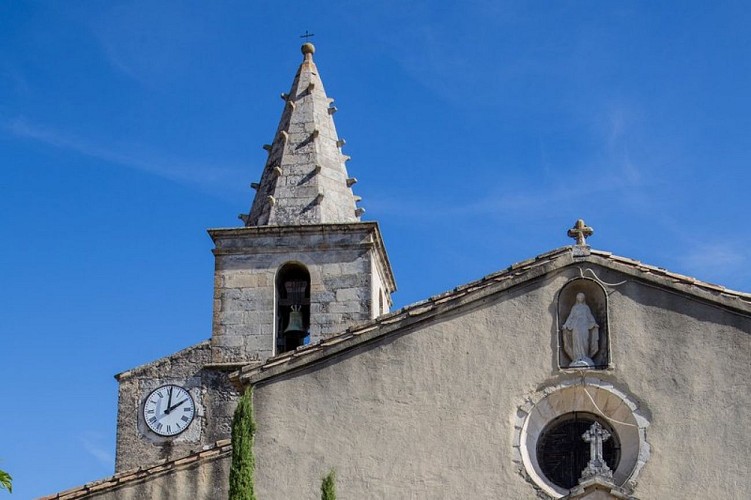 Clocher de l'église de Cabrières-d'Avignon