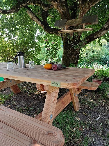 Table de pique nique