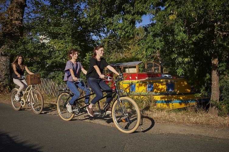 tandem ©Gilles-Crampes - Maison du Vélo