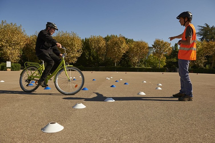 Cours individuel © Gilles Crampes - Maison du Vélo Toulouse